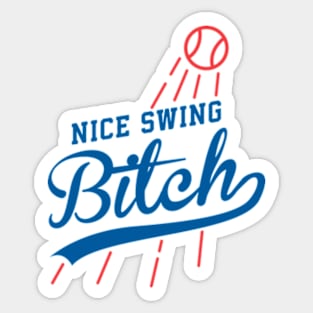 Nice Swing Bitch Sticker